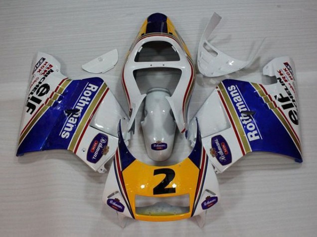 1994-1996 White Blue Yellow Honda NSR250 MC28 P4 Motorcycle Fairings 1994-1996 White Blue Yellow Honda NSR250 MC28 P4 Motorcycle Fairings