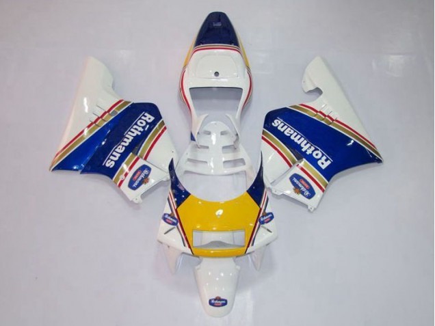 1994-1996 Yellow White Blue Honda NSR250 MC28 P4 Motorcycle Fairings 1994-1996 Yellow White Blue Honda NSR250 MC28 P4 Motorcycle Fairings