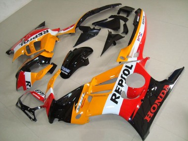 1995-1998 Orange Black Red Repsol Honda CBR600 F3 Motorcycle Fairings