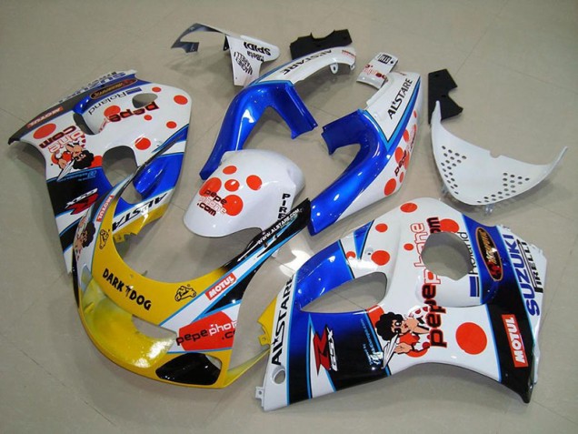 1996-2000 Pepe Phone Suzuki GSXR 600 Motorcycle Fairings & Bodywork 1996-2000 Pepe Phone Suzuki GSXR 600 Motorcycle Fairings & Bodywork