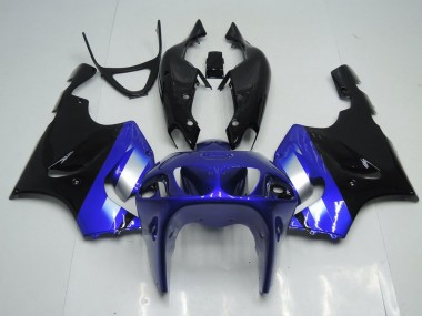 1996-2002 Blue and Black Kawasaki Ninja ZX7R Motorcycle Fairings & Bodywork