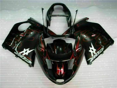 1996-2007 Red Flame Honda CBR1100XX Motorcycle Fairings & Bodywork