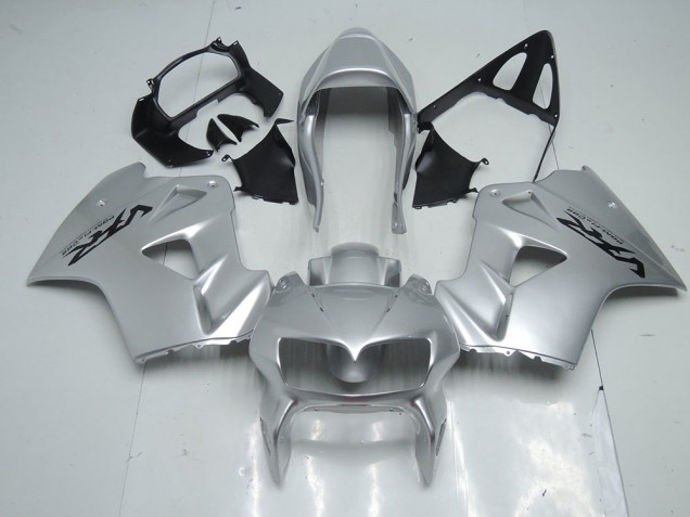 1998-2001 Silver Honda VFR800 Motorcycle Fairings 1998-2001 Silver Honda VFR800 Motorcycle Fairings
