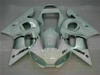 1998-2002 White Yamaha YZF R6 Motorcycle Fairings