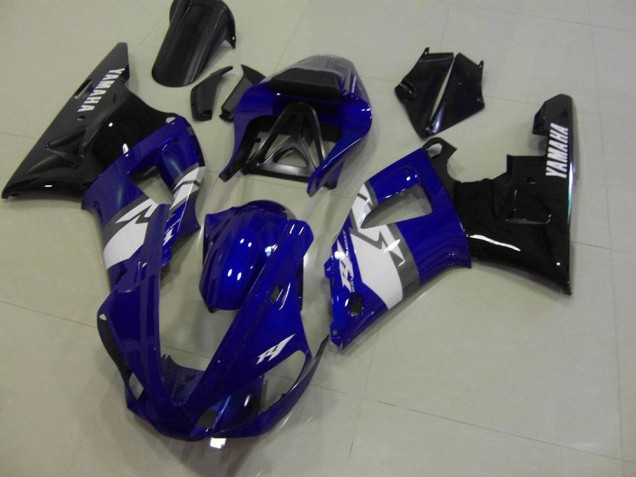 2000-2001 Blue Black White Yamaha YZF R1 Motorcycle Fairings 2000-2001 Blue Black White Yamaha YZF R1 Motorcycle Fairings