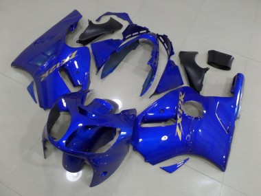 2000-2001 Blue with Gold Sticker Kawasaki Ninja ZX12R Motorcycle Fairings & Bodywork