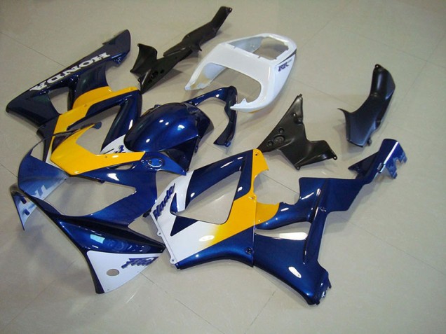 2000-2001 Dark Blue Yellow White Honda CBR900RR 929 Motorcycle Fairings 2000-2001 Dark Blue Yellow White Honda CBR900RR 929 Motorcycle Fairings
