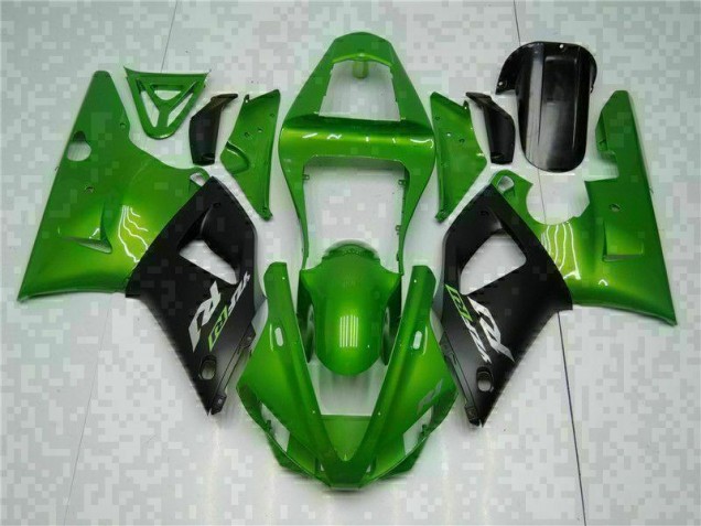 2000-2001 Green Yamaha YZF R1 Motorcycle Fairings 2000-2001 Green Yamaha YZF R1 Motorcycle Fairings