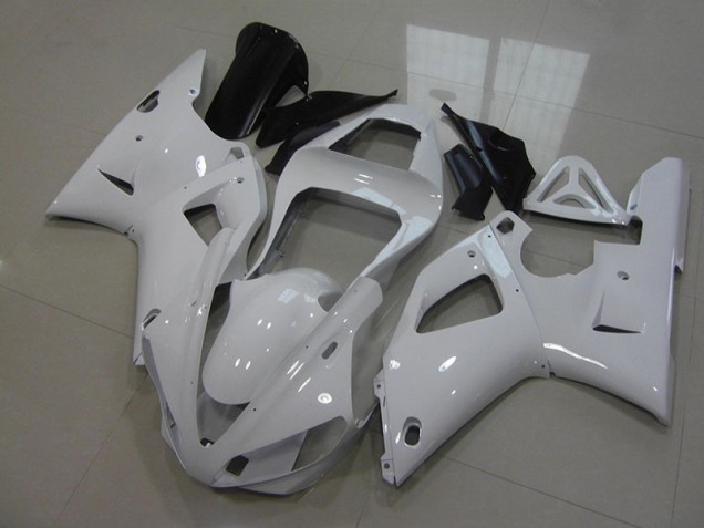 2000-2001 Pearl White Yamaha YZF R1 Motorcycle Fairings 2000-2001 Pearl White Yamaha YZF R1 Motorcycle Fairings