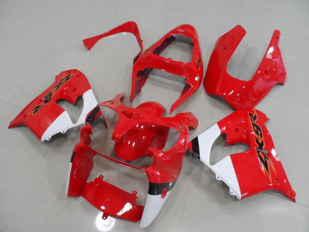 2000-2001 Red and White Kawasaki Ninja ZX9R Motorcycle Fairings & Bodywork 2000-2001 Red and White Kawasaki Ninja ZX9R Motorcycle Fairings & Bodywork