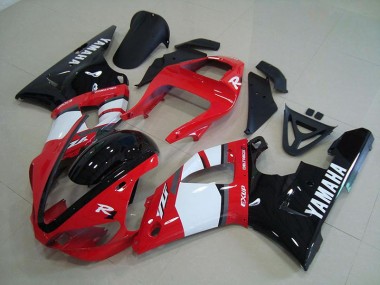 2000-2001 Red Black White Yamaha YZF R1 Motorcycle Fairings