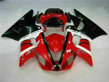 2000-2001 Red Yamaha YZF R1 Injection Motorcycle Fairings
