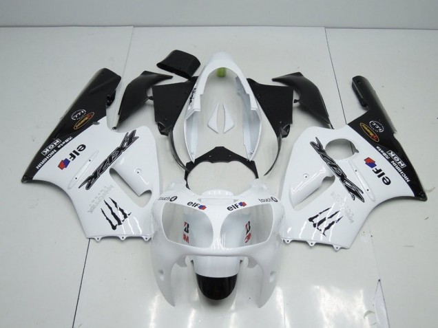 2000-2001 White Monster Kawasaki Ninja ZX12R Motorcycle Fairings & Bodywork 2000-2001 White Monster Kawasaki Ninja ZX12R Motorcycle Fairings & Bodywork