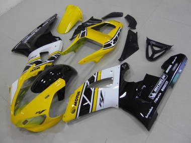 2000-2001 Yellow Anniversary Yamaha YZF R1 Motorcycle Fairings