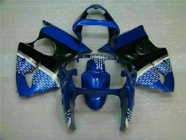 2000-2002 Blue Kawasaki Ninja ZX6R Motorcycle Fairings 2000-2002 Blue Kawasaki Ninja ZX6R Motorcycle Fairings
