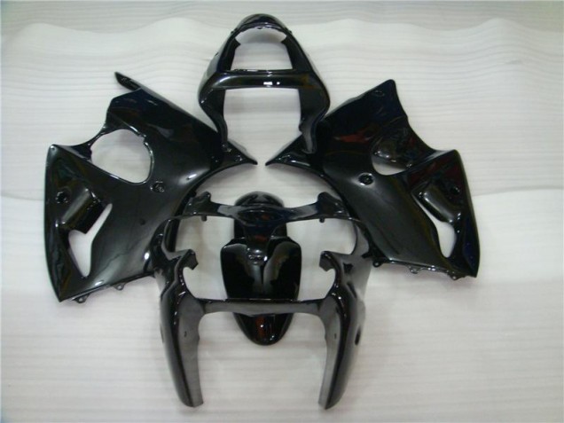 2000-2002 Glossy Black Kawasaki Ninja ZX6R Motorcycle Fairings 2000-2002 Glossy Black Kawasaki Ninja ZX6R Motorcycle Fairings