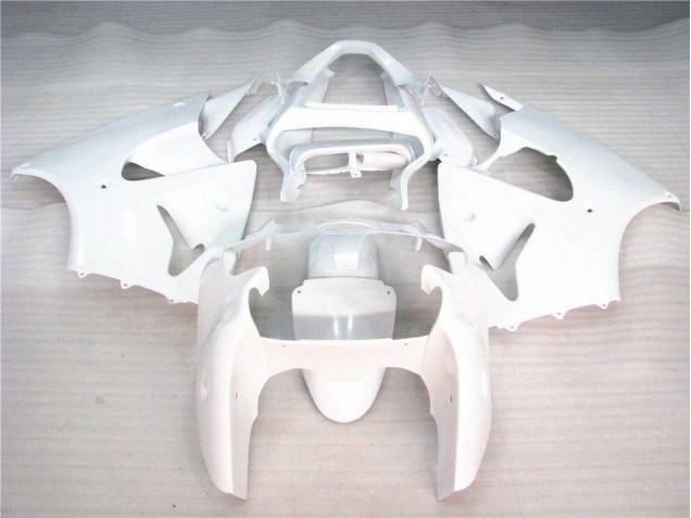 2000-2002 Glossy White Kawasaki Ninja ZX6R Motorcycle Fairings 2000-2002 Glossy White Kawasaki Ninja ZX6R Motorcycle Fairings
