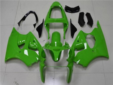 2000-2002 Green Kawasaki Ninja ZX6R Motorcycle Fairings