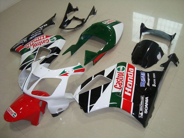 2000-2006 Castrol Honda VTR1000 Motorcycle Fairings 2000-2006 Castrol Honda VTR1000 Motorcycle Fairings