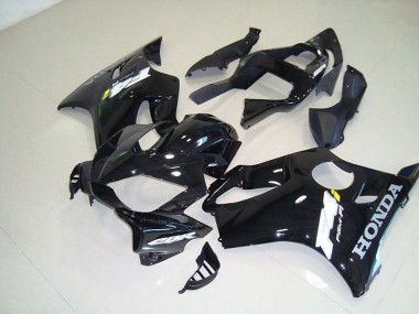 2001-2003 Black Honda CBR600 F4i Plastic Motorcycle Fairings