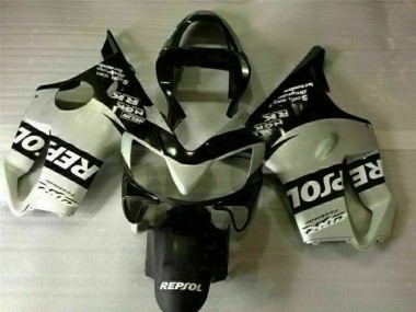 2001-2003 Black Silver Honda CBR600 F4i Injection Motorcycle Fairings