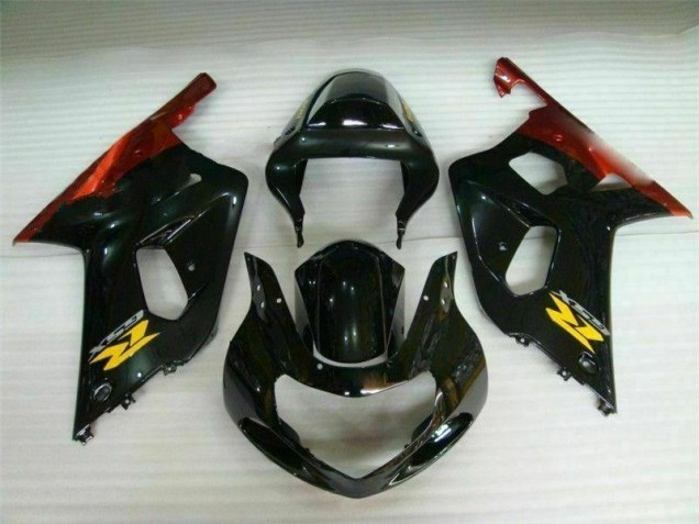 2001-2003 Black Suzuki GSXR 600/750 Motorcycle Fairings & Bodywork 2001-2003 Black Suzuki GSXR 600/750 Motorcycle Fairings & Bodywork