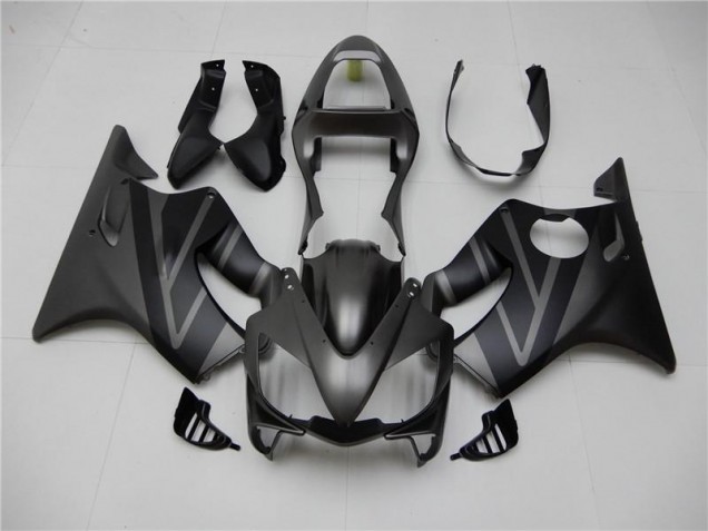 2001-2003 Matte Black Grey Honda CBR600 F4i Motorcycle Fairings 2001-2003 Matte Black Grey Honda CBR600 F4i Motorcycle Fairings