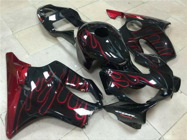2001-2003 Red Flame Honda CBR600 F4i Motorcycle Fairings & Bodywork 2001-2003 Red Flame Honda CBR600 F4i Motorcycle Fairings & Bodywork