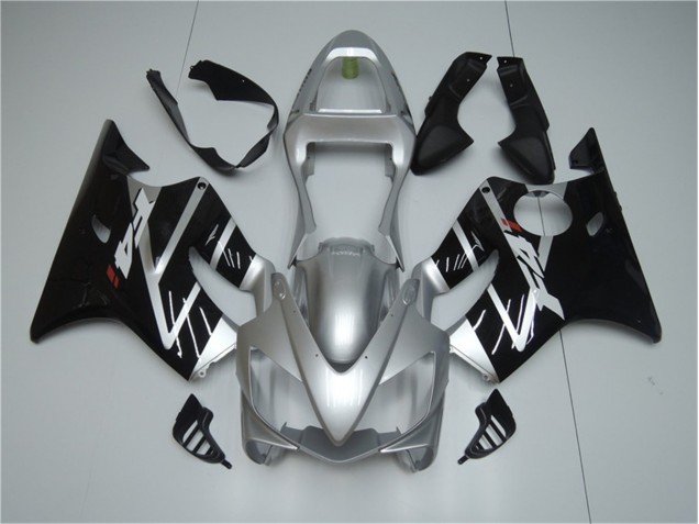 2001-2003 Silver Black Honda CBR600 F4i Motorcycle Fairings 2001-2003 Silver Black Honda CBR600 F4i Motorcycle Fairings