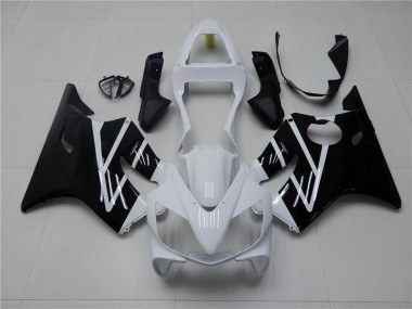2001-2003 White Black Honda CBR600 F4i Motorcycle Fairings & Bodywork