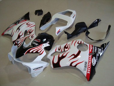 2001-2003 White Flame Honda CBR600 F4I Motorcycle Fairings