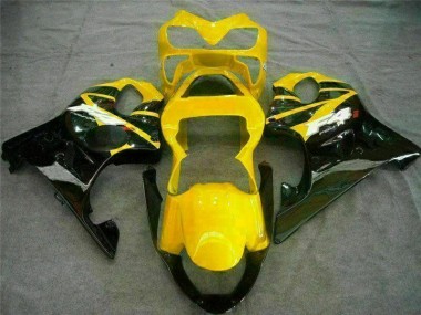 2001-2003 Yellow Black Honda CBR600 F4i Motorcycle Fairings