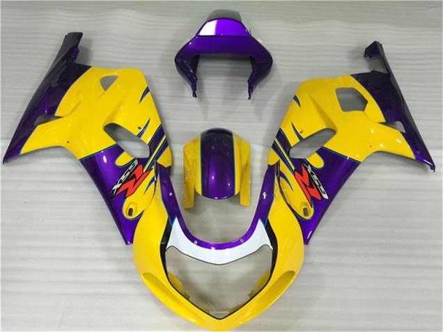 2001-2003 Yellow Suzuki GSXR 600/750 Motorcycle Fairings 2001-2003 Yellow Suzuki GSXR 600/750 Motorcycle Fairings