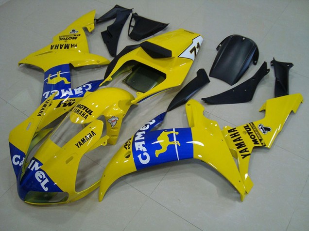 2002-2003 Blue Yellow Yamaha YZF R1 Motorcycle Fairings