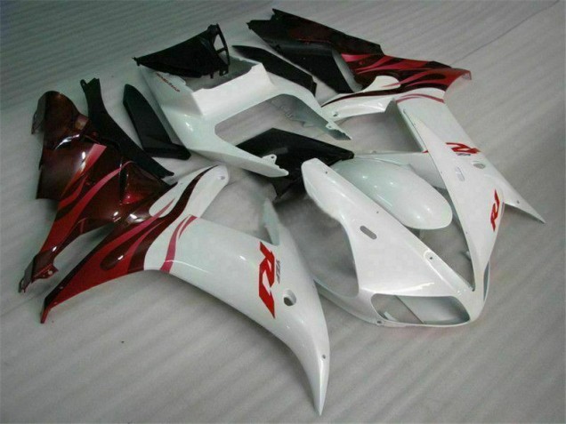 2002-2003 White Yamaha YZF R1 Complete Fairing Kit 2002-2003 White Yamaha YZF R1 Complete Fairing Kit