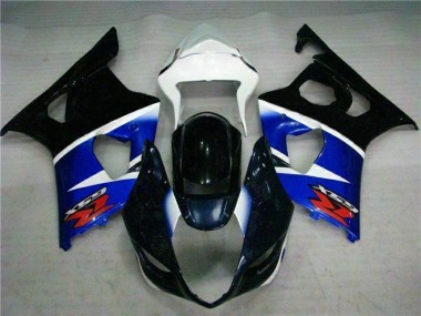 2003-2004 Black Blue Suzuki GSXR 1000 Fairing Kit & Bodywork