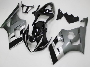 2003-2004 Black Grey Suzuki GSXR 1000 Motorcycle Fairings