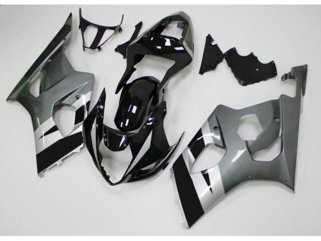 2003-2004 Black Grey Suzuki GSXR 1000 Motorcycle Fairings