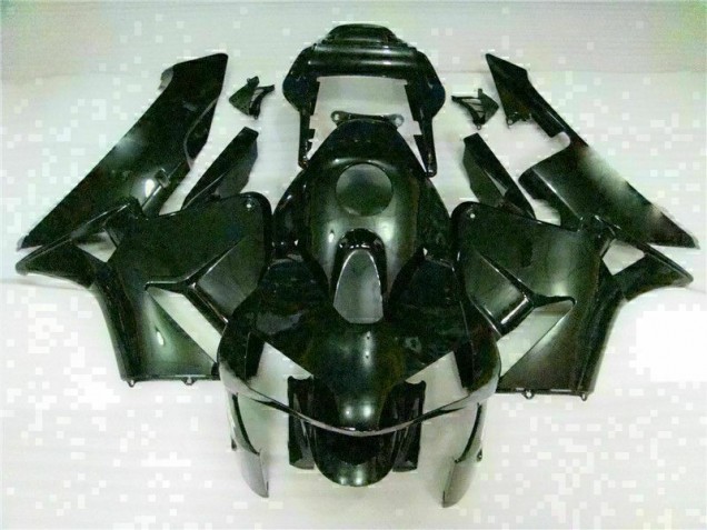 2003-2004 Black Honda CBR600RR Abs Fairing Kit 2003-2004 Black Honda CBR600RR Abs Fairing Kit