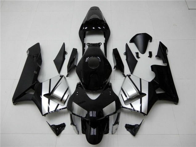 2003-2004 Black Silver Honda CBR600RR Motorcycle Fairings 2003-2004 Black Silver Honda CBR600RR Motorcycle Fairings