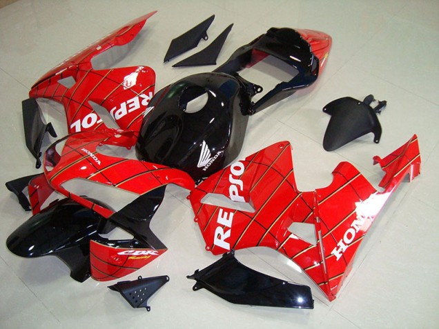 2003-2004 Black Spider Man Honda CBR600RR Motorcycle Fairings 2003-2004 Black Spider Man Honda CBR600RR Motorcycle Fairings