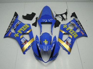 2003-2004 Blue Rizla Suzuki GSXR 1000 Motorcycle Fairings