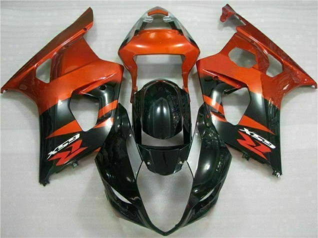 2003-2004 Brown Black Suzuki GSXR 1000 Motorcycle Fairings & Bodywork 2003-2004 Brown Black Suzuki GSXR 1000 Motorcycle Fairings & Bodywork