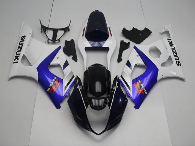 2003-2004 Dark Blue Front and Blue Suzuki GSXR 1000 Motorcycle Fairings