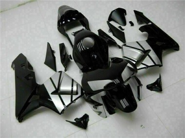 2003-2004 Glossy Black Honda CBR600RR Motorcycle Fairings
