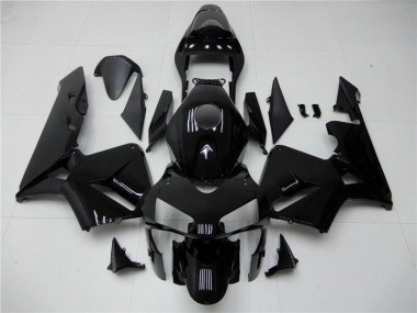 2003-2004 Glossy Black Honda CBR600RR Plastics Motorcycle Fairings