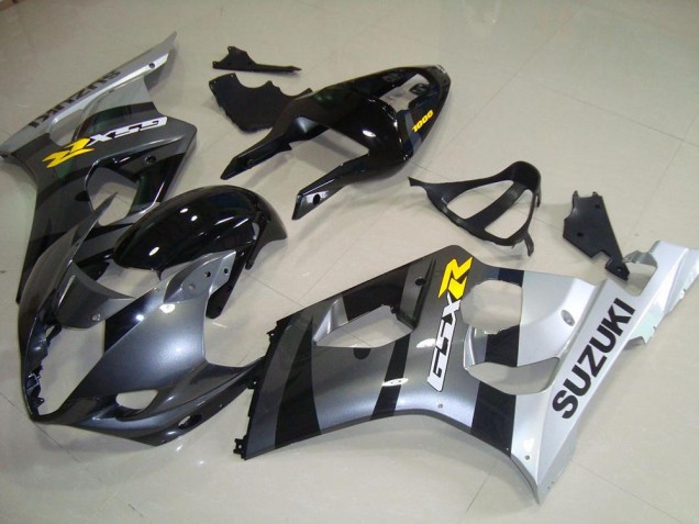 2003-2004 Grey Silver Suzuki GSXR 1000 Motorcycle Fairings