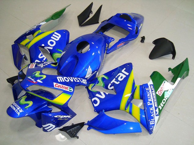 2003-2004 Movistar Honda CBR600RR Motorcycle Fairings 2003-2004 Movistar Honda CBR600RR Motorcycle Fairings