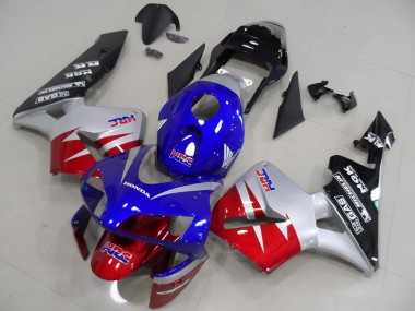 2003-2004 Red Silver Blue Honda CBR600RR Motorcycle Fairings