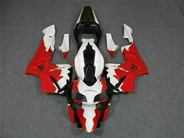 2003-2004 Red White Honda CBR600RR Motorcycle Fairings 2003-2004 Red White Honda CBR600RR Motorcycle Fairings